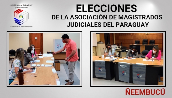 Magistrados eligieron nuevas autoridades con asistencia de la Justicia Electoral